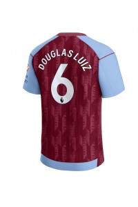 Fotbalové Dres Aston Villa Douglas Luiz #6 Domácí Oblečení 2023-24 Krátký Rukáv